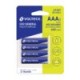 Pilas recargables, uso general, AAA, 600 mAh, 4 piezas – VOLTECK