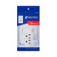 Placa armada 1 interruptor, 2 contactos, 1mod, Española, blanco – VOLTECK