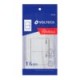 Placa armada 2 interruptores, 1.5 módulos, Española, blanco – VOLTECK