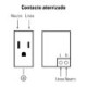 Placa armada 1 contacto, 2 puertos USB, 1.5mod, Española, blanco – VOLTECK