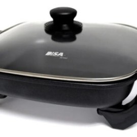 Sarten Eléctrico con Termostato Negro 1300W