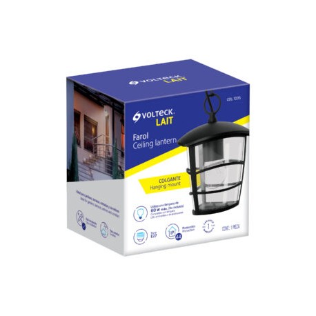 Arbotante Farol Colgante COL-103S VOLTECK