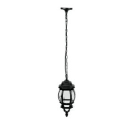 Colgante farol, negro, 1XE26 – VOLTECK