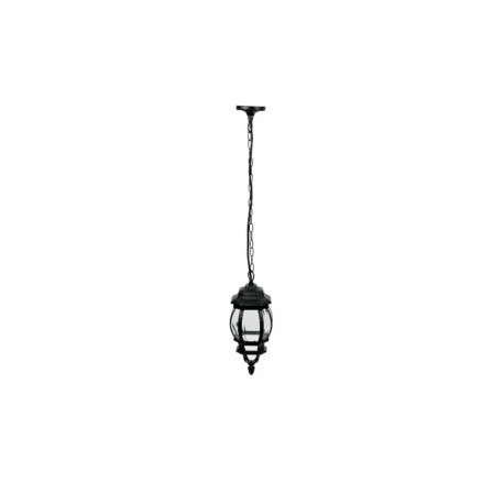 Colgante farol, negro, 1XE26 – VOLTECK