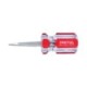 Desarmador plano de 1/4×1-1/2″ con mango de PVC PRETUL