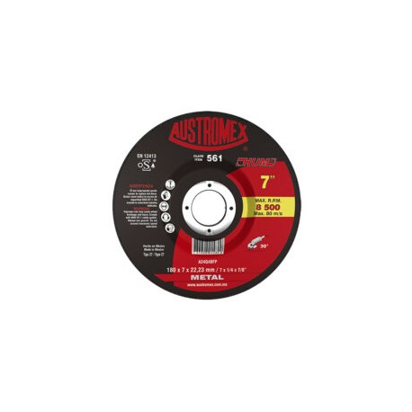 Disco con centro deprimido para desbaste de metal – AUSTROMEX