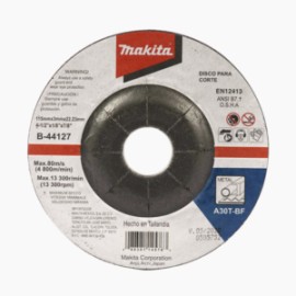 Disco De Corte Para Metal 4 1/2, 1/8 MAKITA