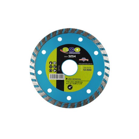 Disco de Diamante Turbo 4 1/2 ECO AUSTROMEX