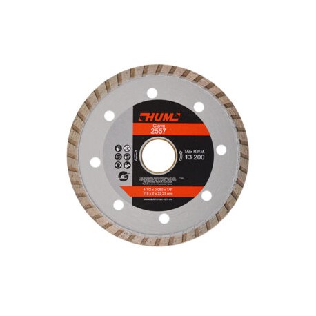Disco de Diamante Turbo 4 1/2 HUM AUSTROMEX