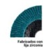 Disco laminado, 4-1/2″, grano 60, centro 7/8″, Pretul