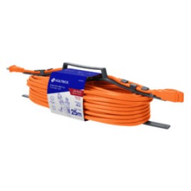 Extensión Eléctrica de Uso Rudo 25m Calibre16 ER-25X16 VOLTECK