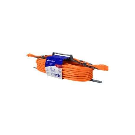 Extensión Eléctrica de Uso Rudo 25m Calibre16 ER-25X16 VOLTECK