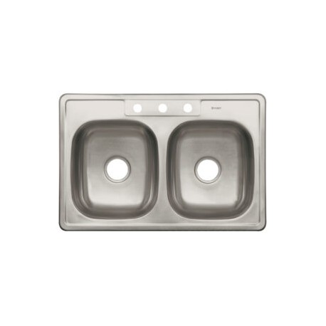 Fregadero 2 Tinas 84 x 56 x 15cm FOSET