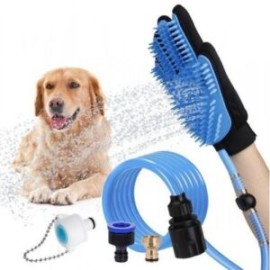 Guante de baño y masaje para mascotas