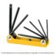 Juego 8 llaves torx, tipo navaja, Pretul