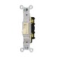 Interruptor vertical de palanca, Standard, marfil – VOLTECK