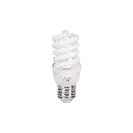 Lámpara 13 W, espiral mini, luz día, T2, en blíster – VOLTECK