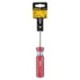 Desarmador plano, 1/4 x 4″, mango PVC, Pretul