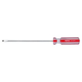 Desarmador plano, 1/4 x 8″, mango PVC, Pretul