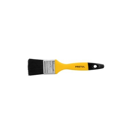 Brocha, mango de plástico, 1-1/2″, Pretul