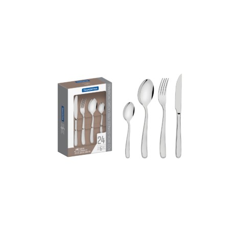 Juego Cubiertos Tramontina 66902004 Acero Inoxidable 24PZ