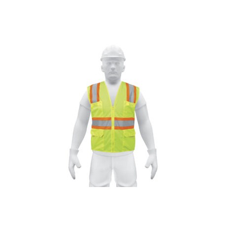 Chaleco Seguridad Verde CHS-700V TRUPER