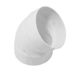 Codo PVC Sanitario 2 x 45