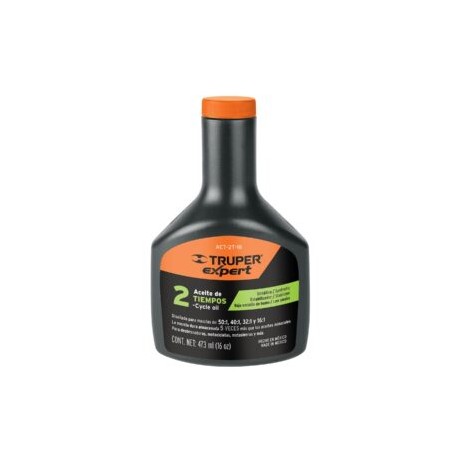 Aceite sintético para motor de 2 tiempos, 470ml (16oz) – TRUPER