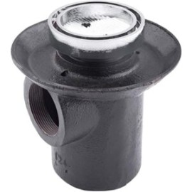 Coladera de una Boca con Rejilla Redonda e Inserto cerámico para Tubo de 2″ 124I URREA