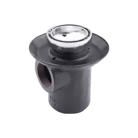 Coladera de una Boca con Rejilla Redonda e Inserto cerámico para Tubo de 2″ 124I URREA
