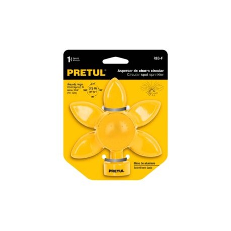 Regadera Circular con Flor REG-F PRETUL