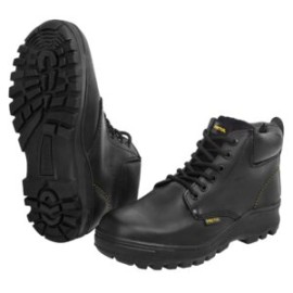 Zapatos con Casco 28 Negro Agujeta Bicolor ZC-028N PRETUL