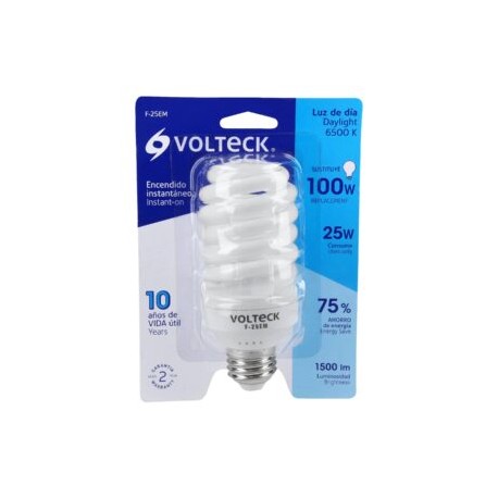 Lampara Ahorro 25W F-25EM VOLTECK