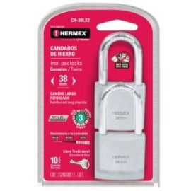 Candado 38mm CH-38LX2 HERMEX