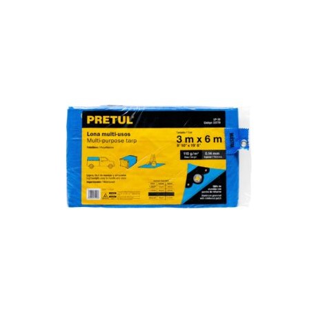 Lona 3X6m LP-36 PRETUL