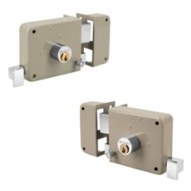 Cerradura de Sobreponer Clásica Izquierda con 2 llaves S-70I HERMEX