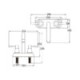 Mezcladora para Lavabo de 4″ 73 Inoxidable URREA
