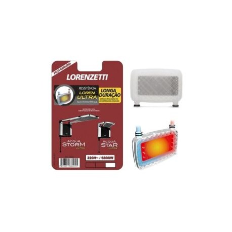Resistencia para Regadera Acqua Star Ultra y Acqua Storm Ultra LORENZETTI