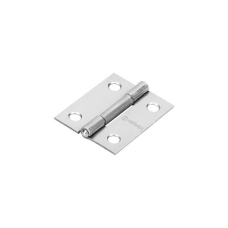 Bisagra rectangular 1-1/2″, acero pulido – HERMEX