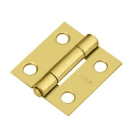 Bisagra rectangular 1″, acero latonado – HERMEX