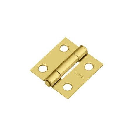Bisagra rectangular 1″, acero latonado – HERMEX