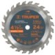 Disco de Sierra para Madera 4-1/2″ de 24 dientes y centro 3/8″ ST-424 TRUPER