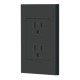 Contacto Duplex Negro VOLTECK