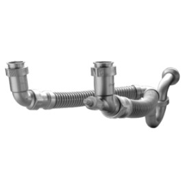 Céspol Flexible Tf-110 Para Fregadero Doble Tarja Gris – Coflex