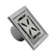 Coladera Cuadrada de Acero Inoxidable de 10X10 PC-301 COFLEX