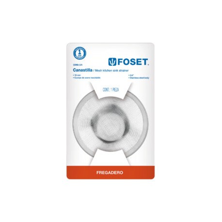 Coladera Malla para Fregadero 3/4″ FOSET