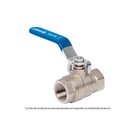 Válvula de Esfera Latón Roscable 3/4″ FOSET