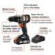 Rotomartillo inalámbrico 1/2″ MAX-20R 20V Sin carbones Truper