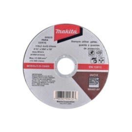 Disco para Corte de Acero Inoxidable 4 1/2″ D-18409 3/64 MAKITA