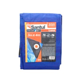 Lona de Uso Ligero Reforzada Azul 3×4